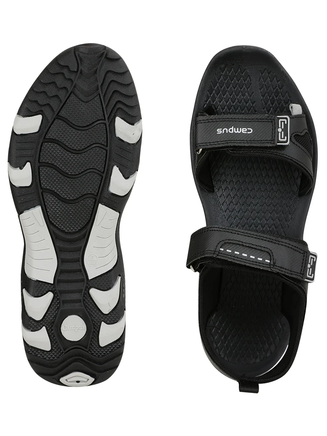 2GC-01A Black Men's Sandals - Image 4