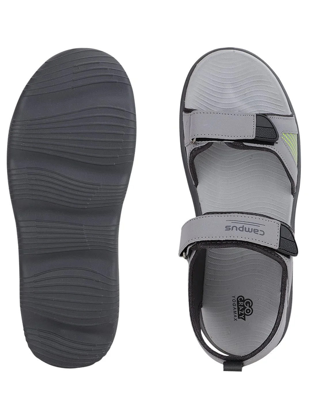 2GC-06 Grey Men's Sports Sandals - Image 5