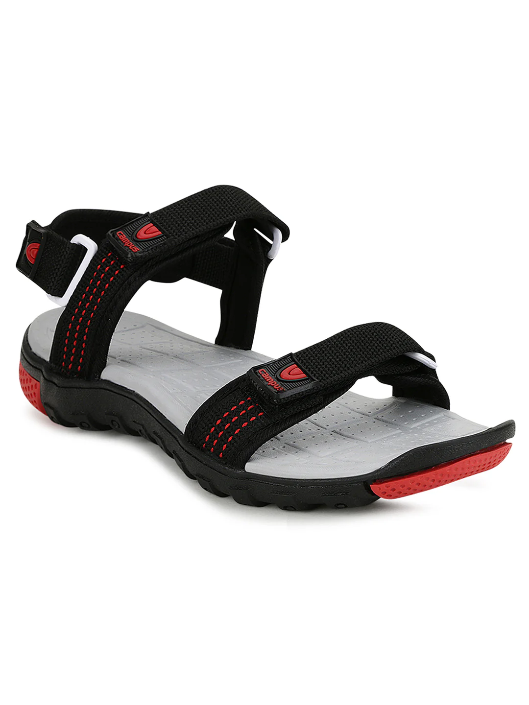 2GC-07A Black Men's Sandals - Image 2