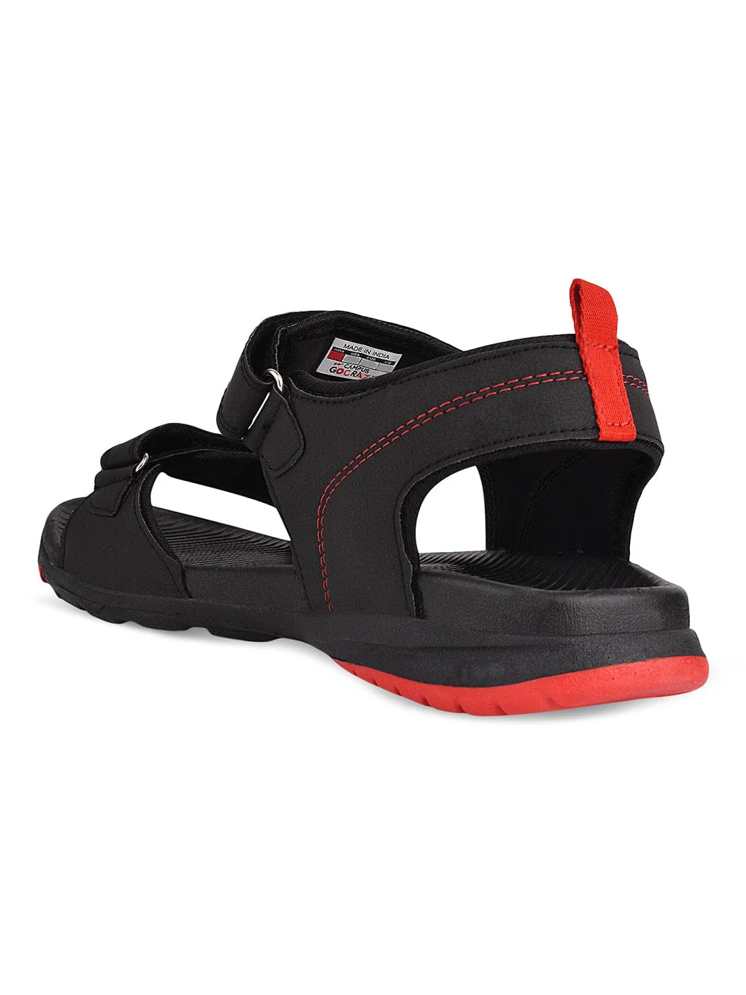2GC-16 Black Men's Sandals - Image 3