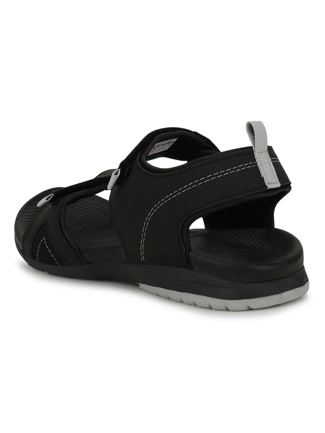 2GC-16D Black Men's Sandals - Image 3