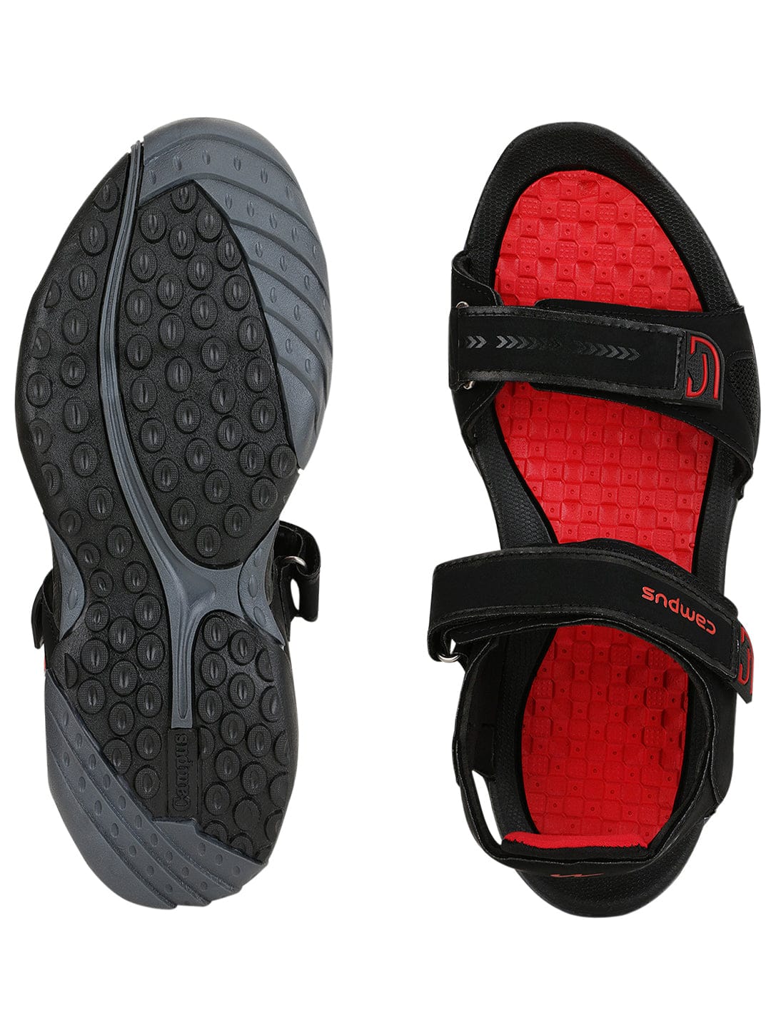 2GC-18 Black Men's Sports Sandals - Image 4