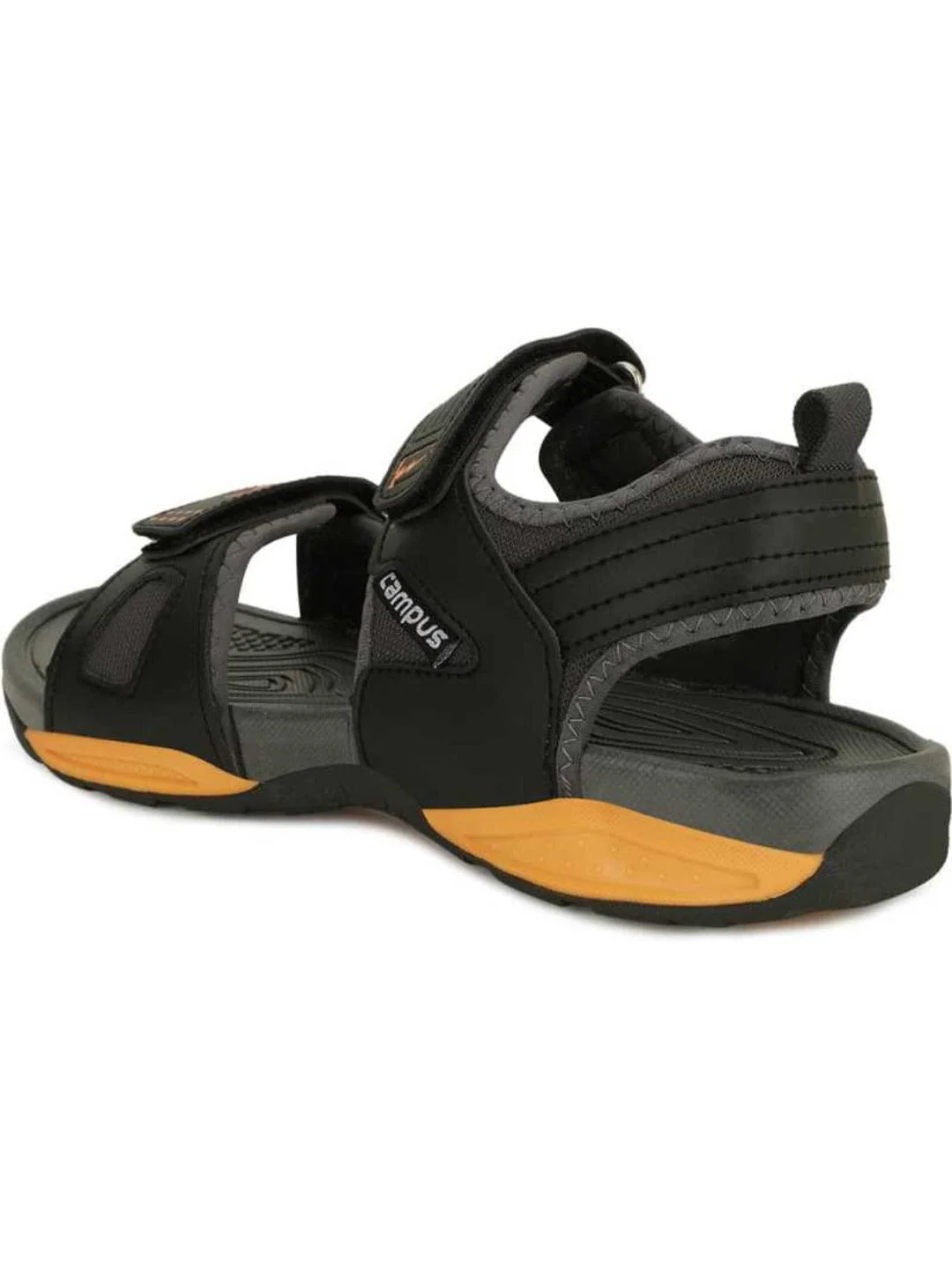 3K-905 Black Men's Sports Sandals - Image 3