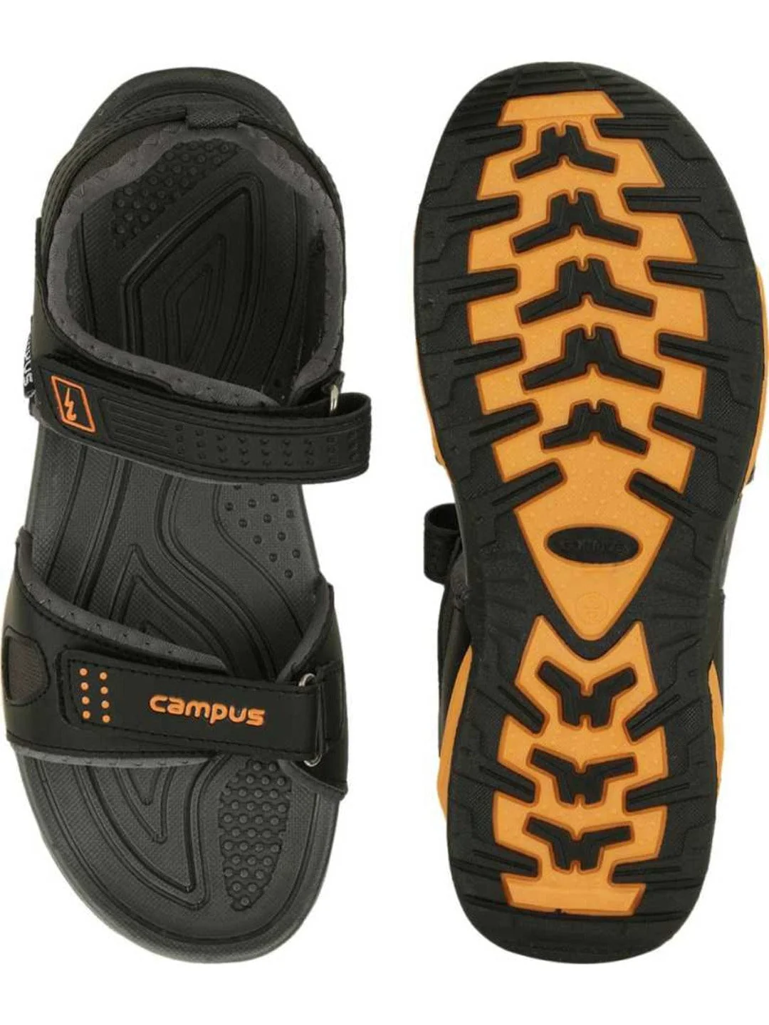 3K-905 Black Men's Sports Sandals - Image 4
