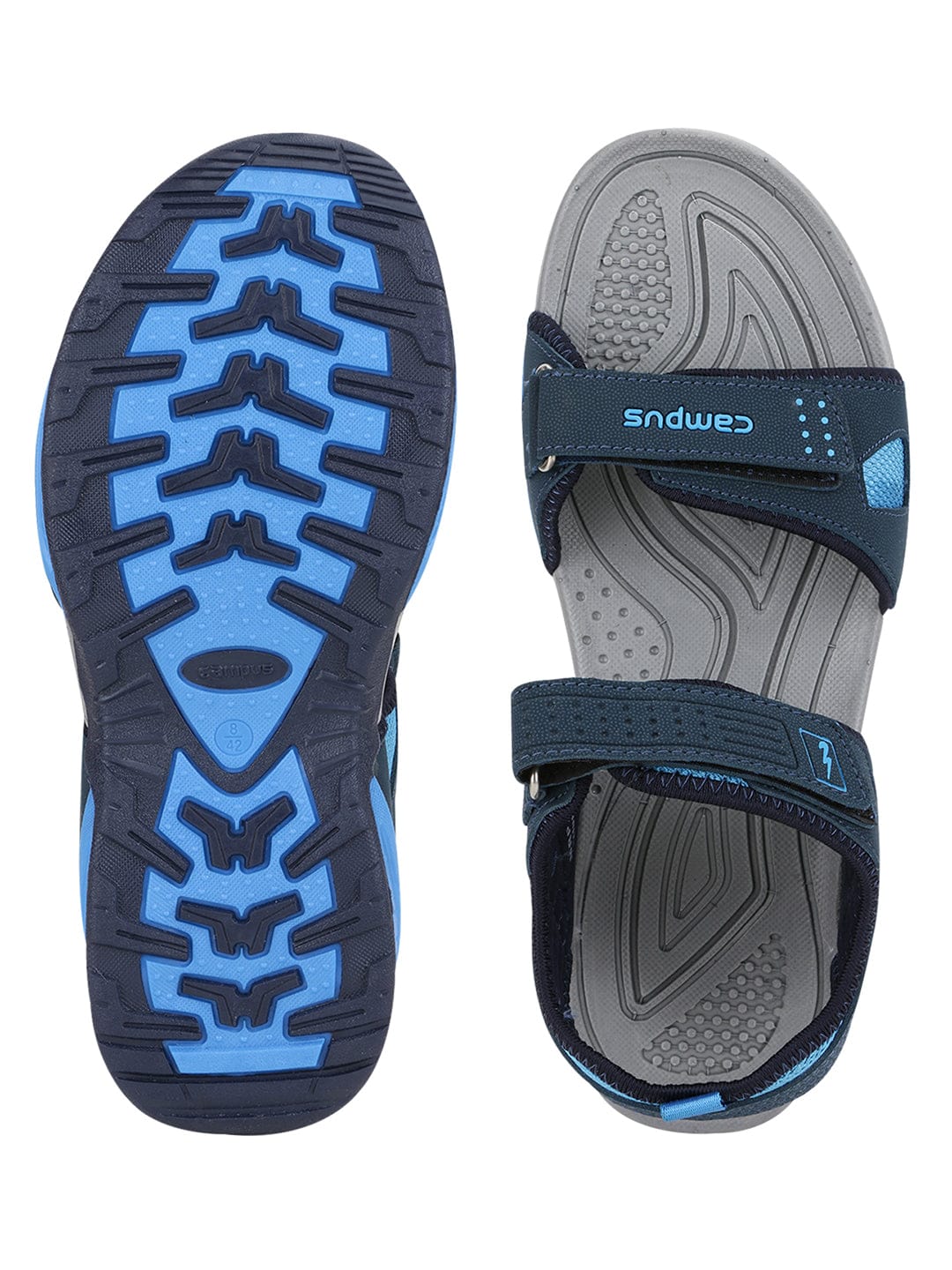 3K-905 Blue Men's Sports Sandals - Image 4