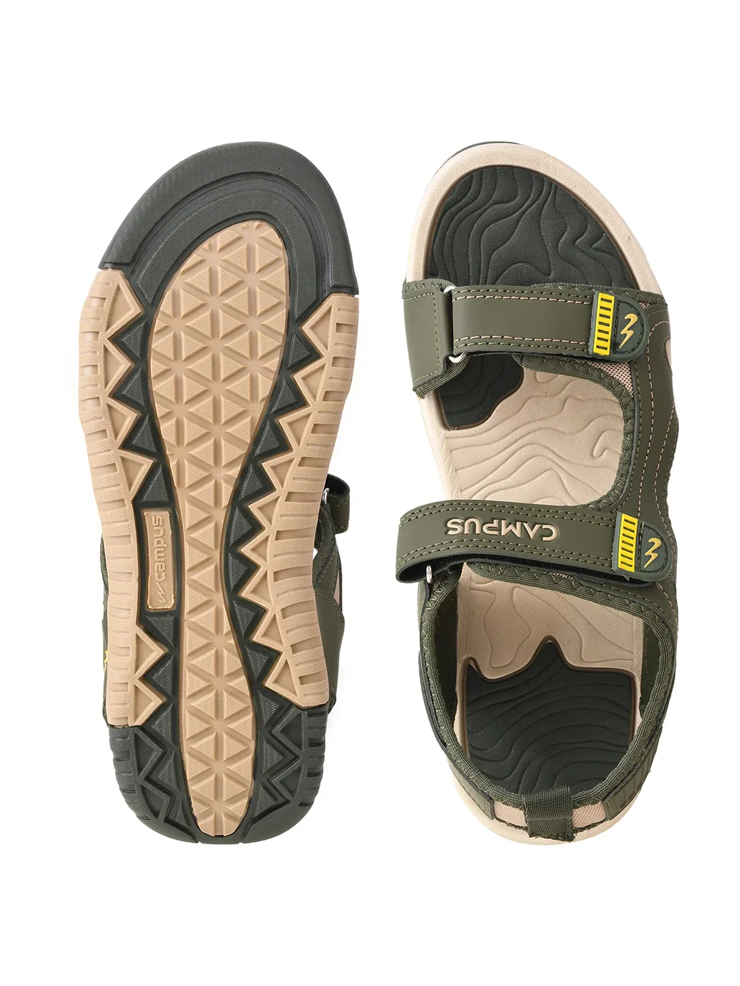 3K-908A Green Men's Sandals - Image 3