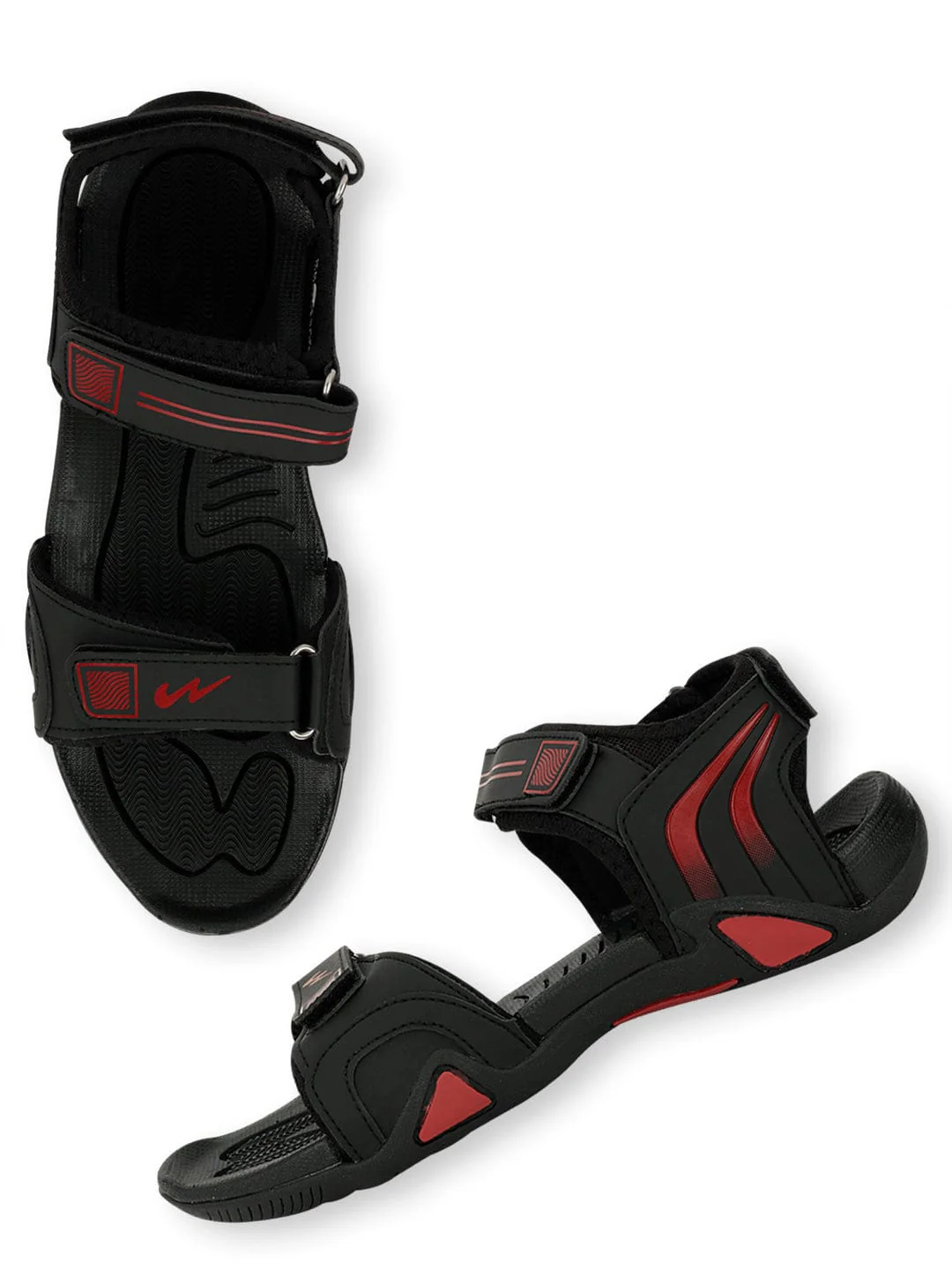 3K-911 Black Men's Sports Sandals - Image 2