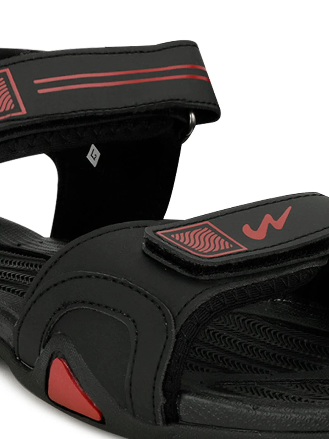 3K-911 Black Men's Sports Sandals - Image 5