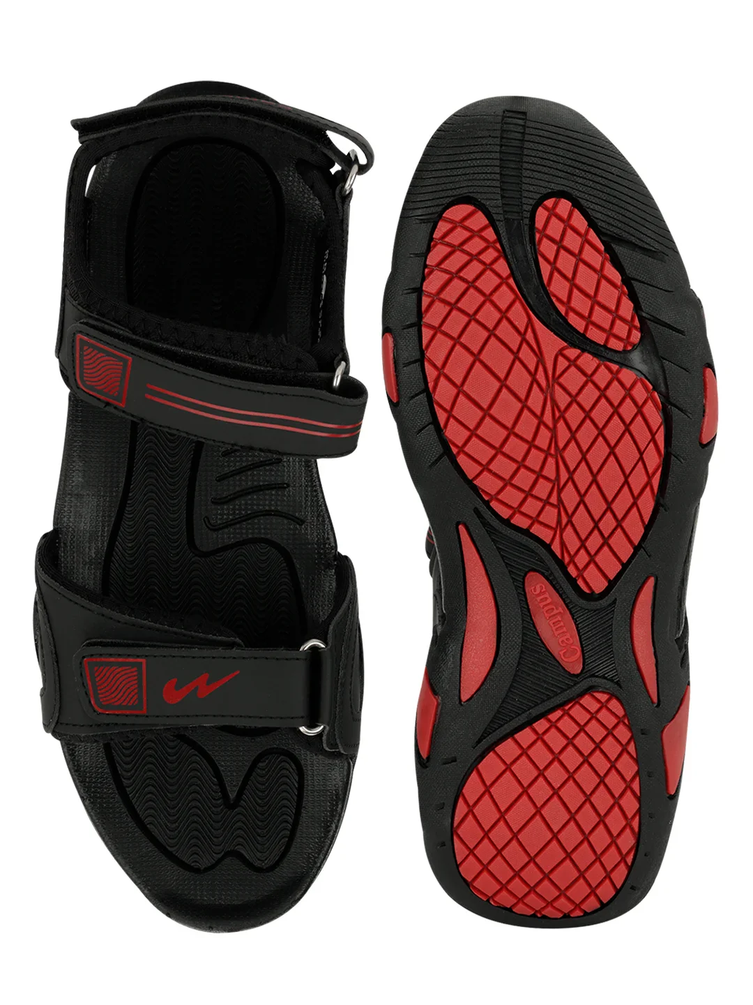 3K-911A Black Men's Sandals - Image 4