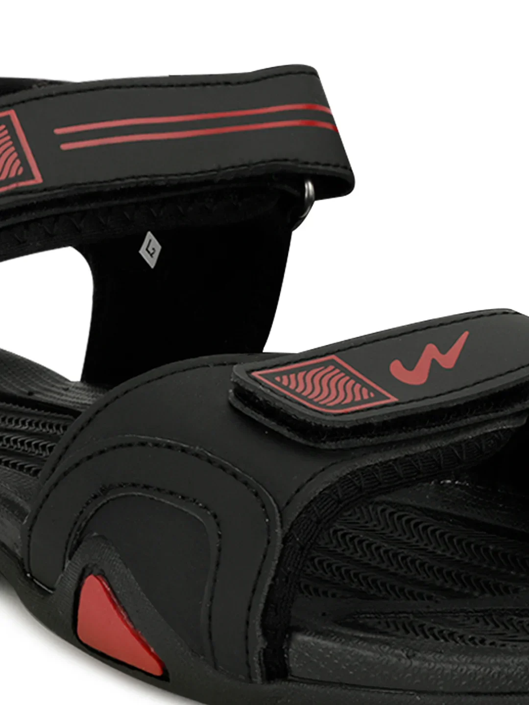 3K-911A Black Men's Sandals - Image 5
