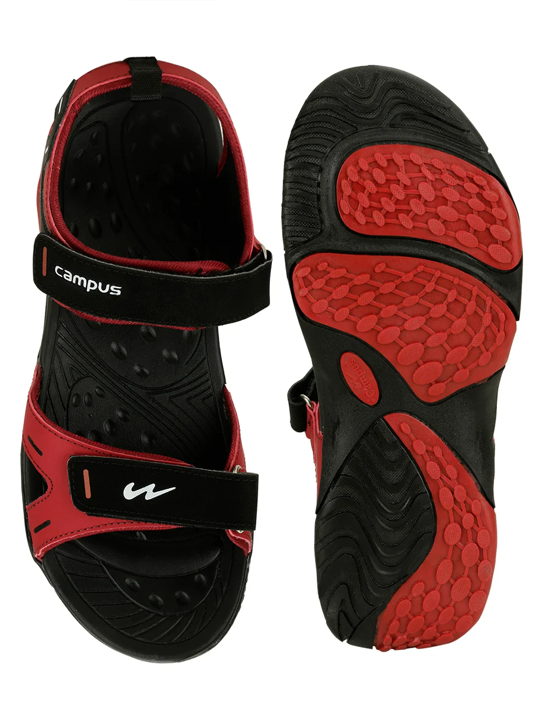 3K-SD-053A Red Men's Sandals - Image 4