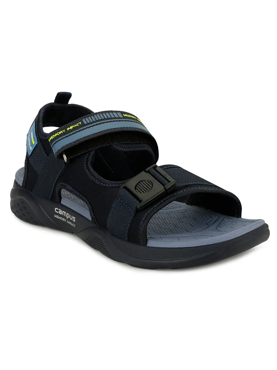 3K-SD-064A Navy Men's Sandals - Image 2
