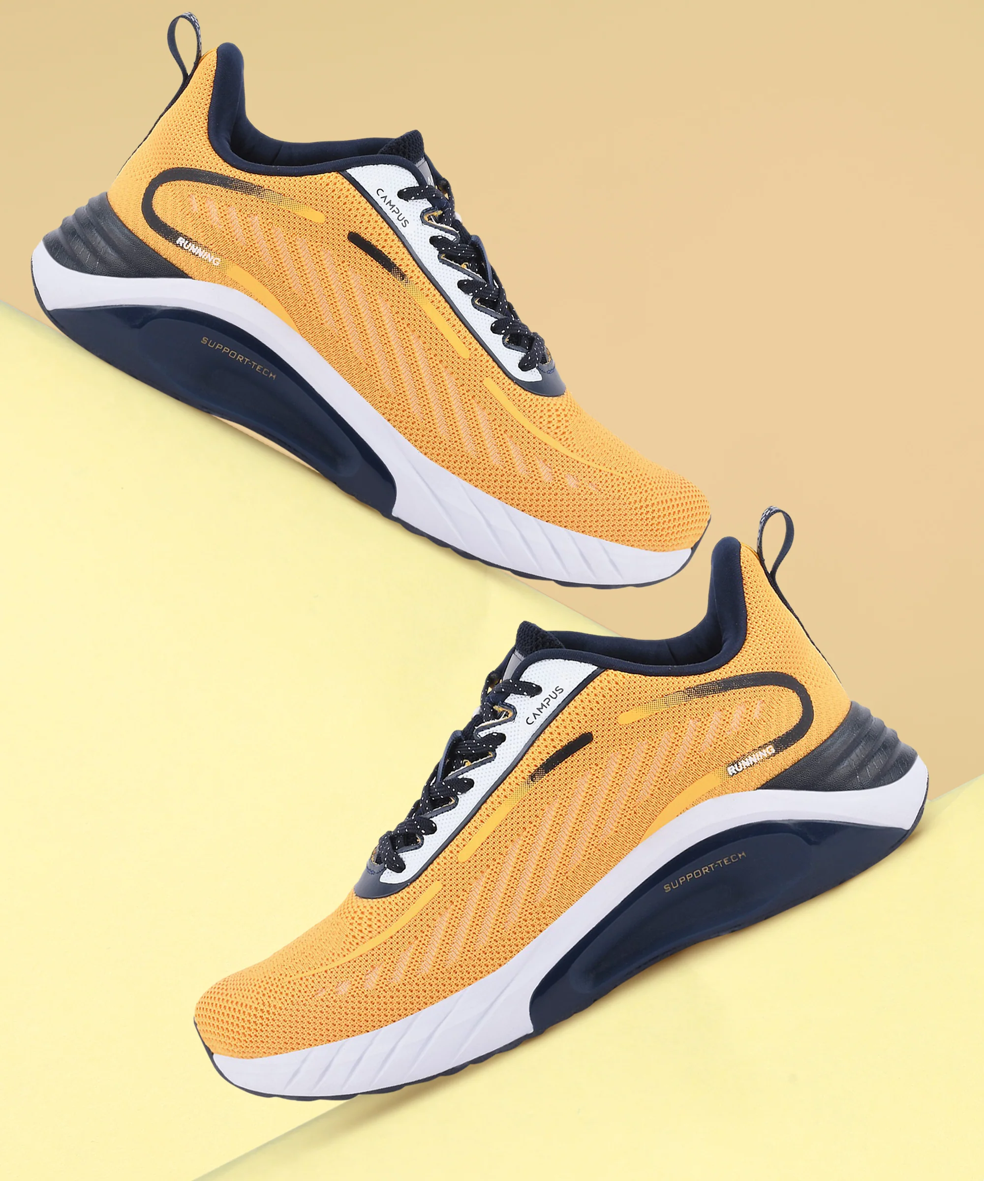 ABACUS Yellow Men's Running Shoes - Image 5
