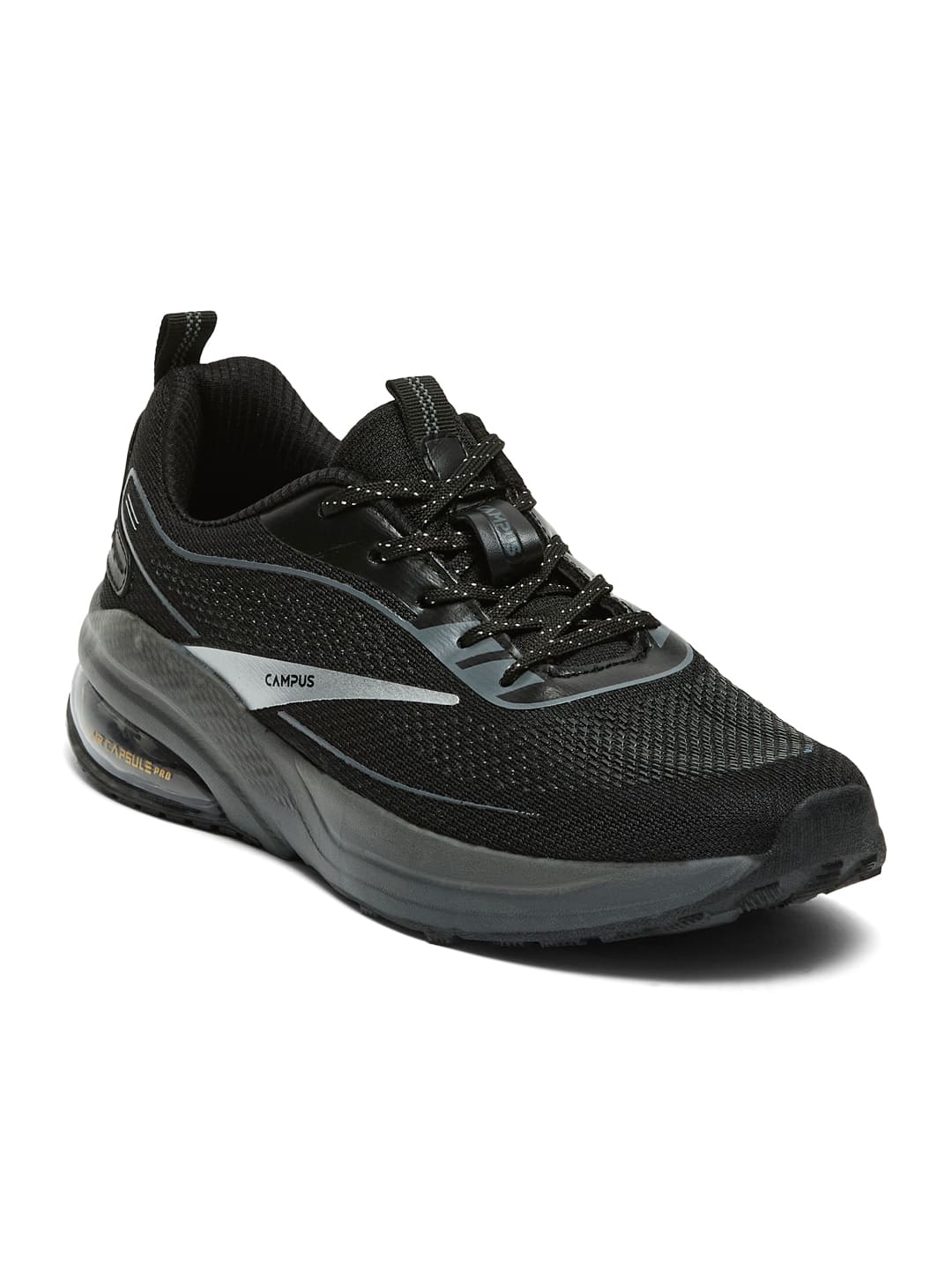 ACETATE Black Men's Running Shoes - Image 3
