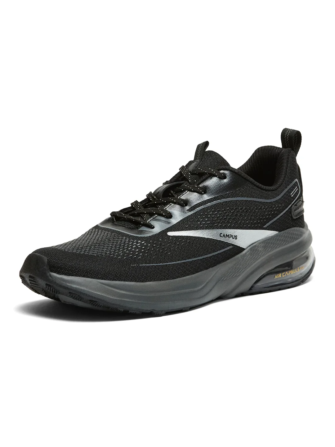 ACETATE Black Men's Running Shoes - Image 6