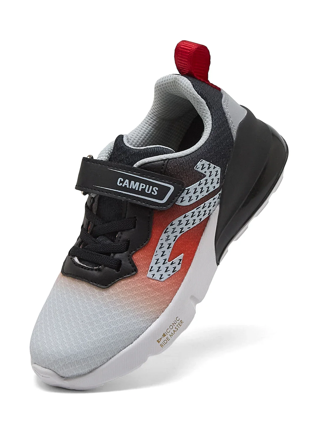 AERIX K Black  Kids Running Shoes - Image 3