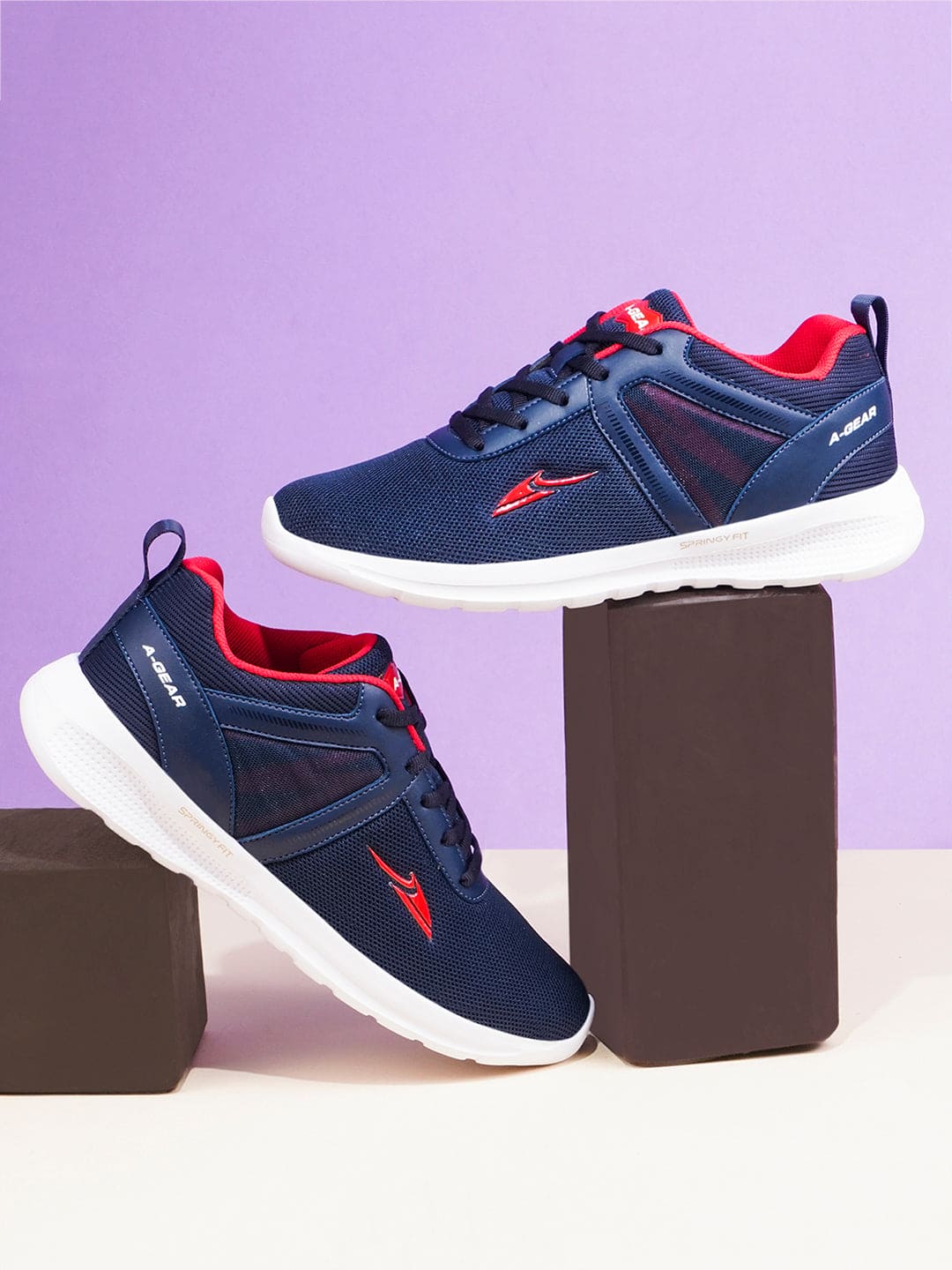 AGR-001 Navy Men's Sports Shoes - Image 5
