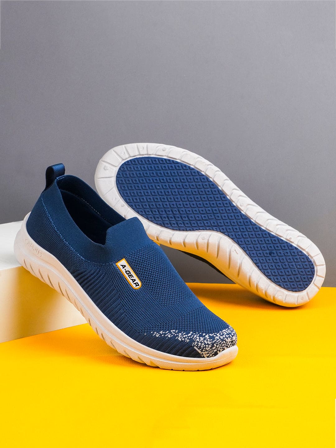 AGR-003 Blue Men's Walking Shoes - Image 5
