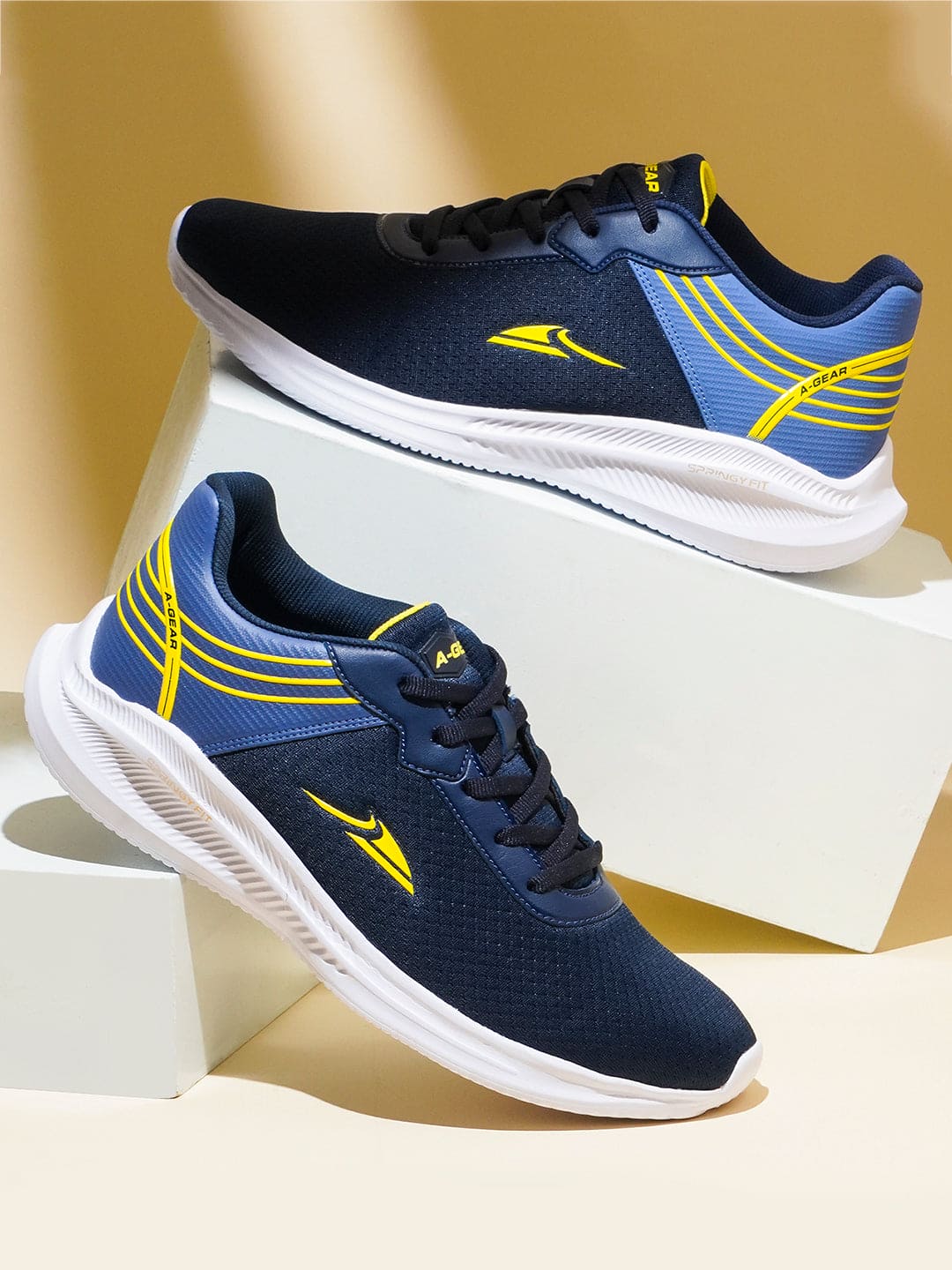 AGR-004 Navy Men's Sports Shoes - Image 5