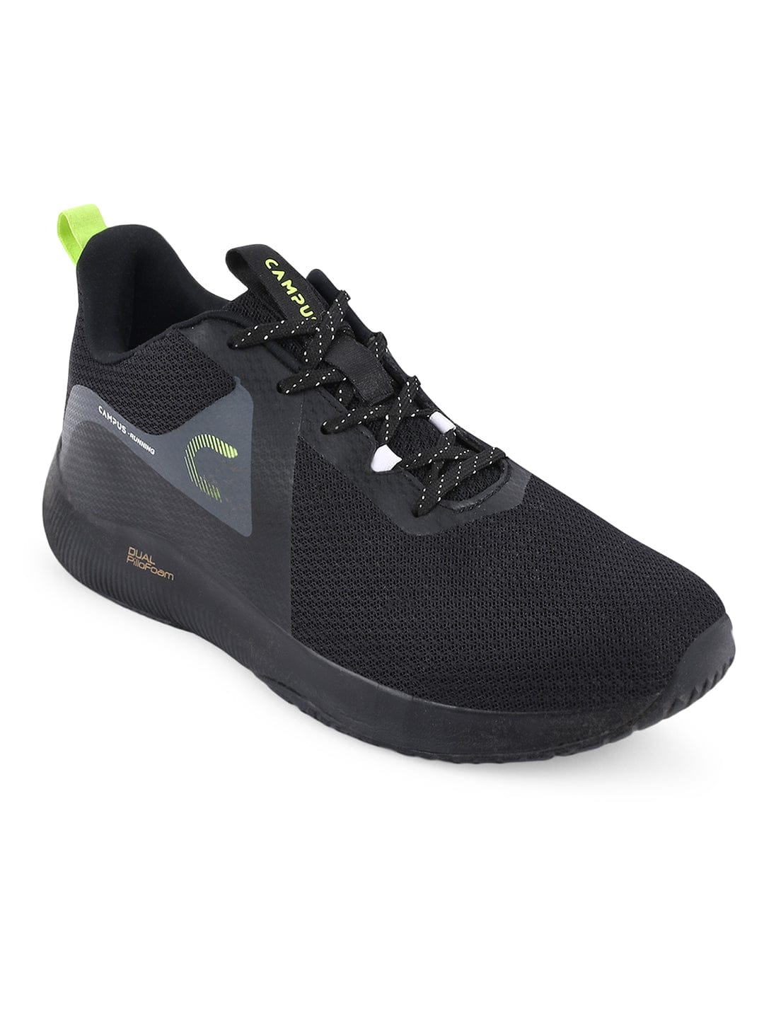 ALGERIA Black Men's Running Shoes - Image 2