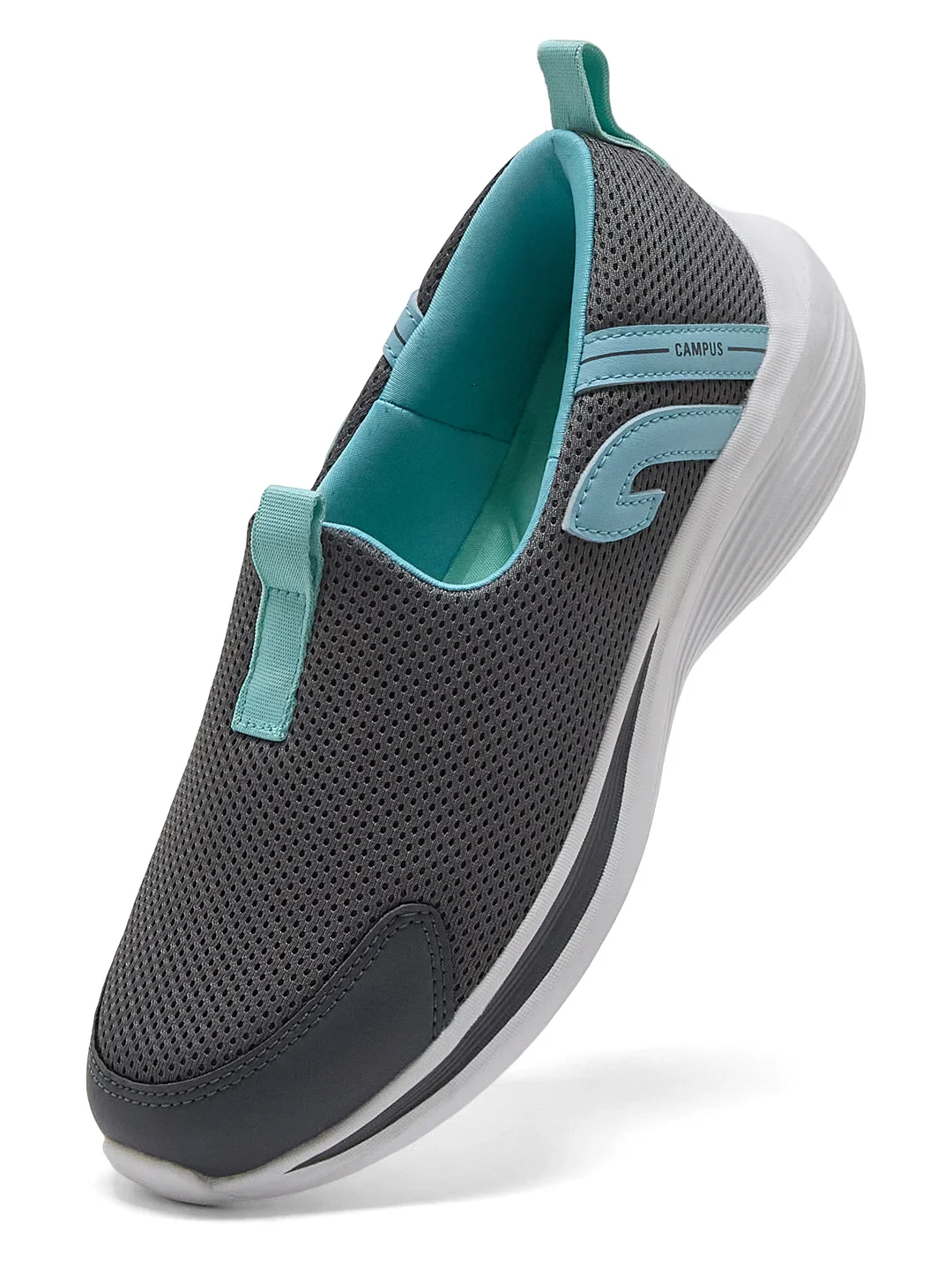 AMBLE Grey Women's Walking Shoes - Image 3