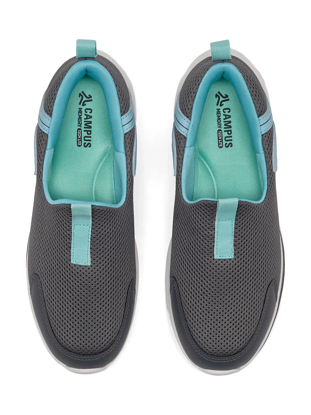 AMBLE Grey Women's Walking Shoes - Image 6