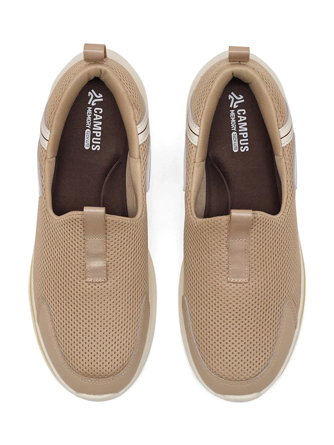 AMBLE Beige Women's Walking Shoes - Image 6