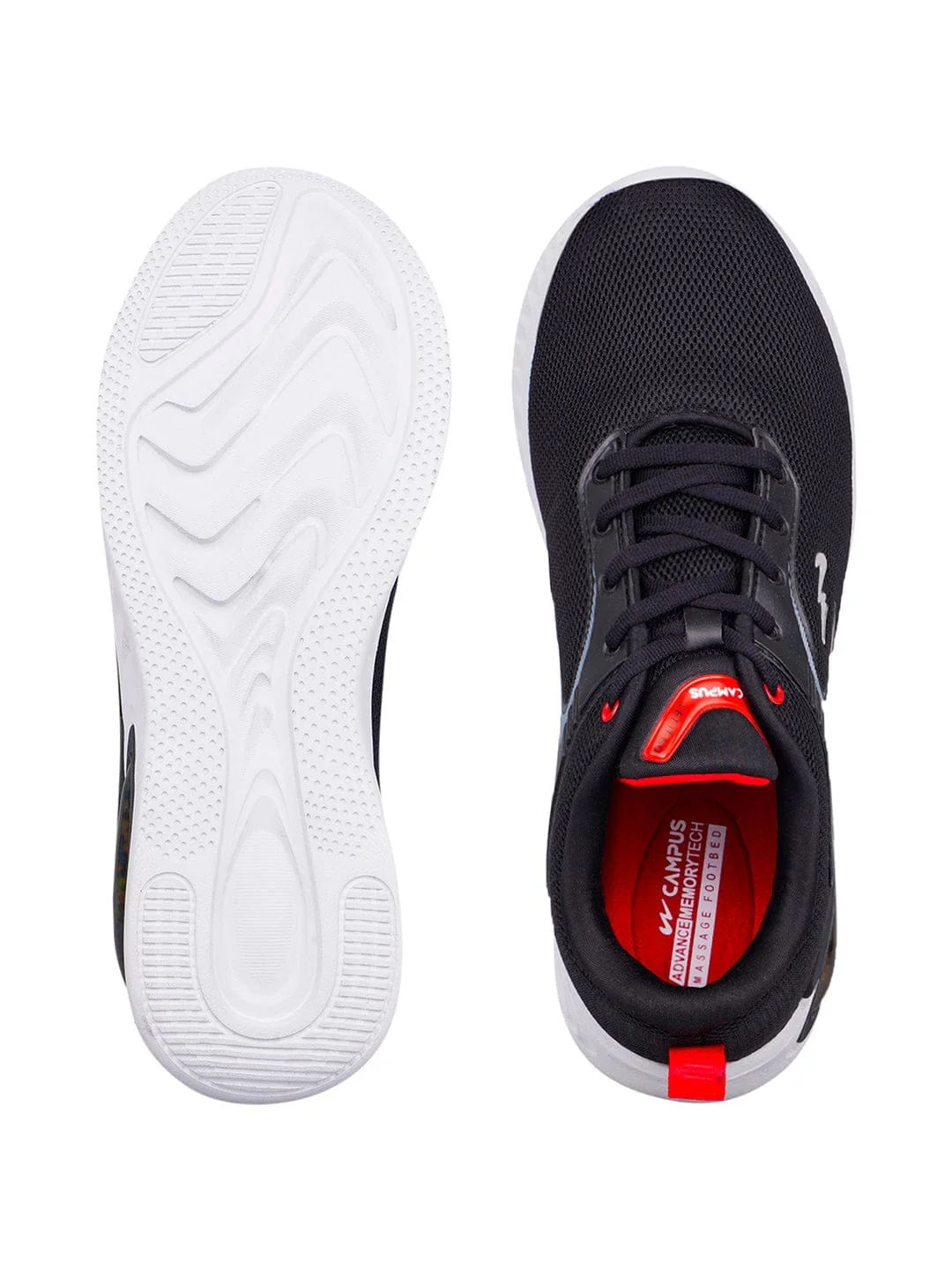 ARIES Black Men's Running Shoes - Image 4