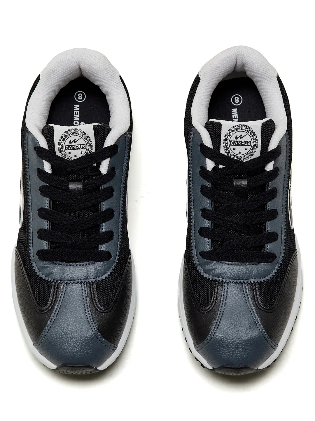 ASEND Black Men's Sneakers - Image 6