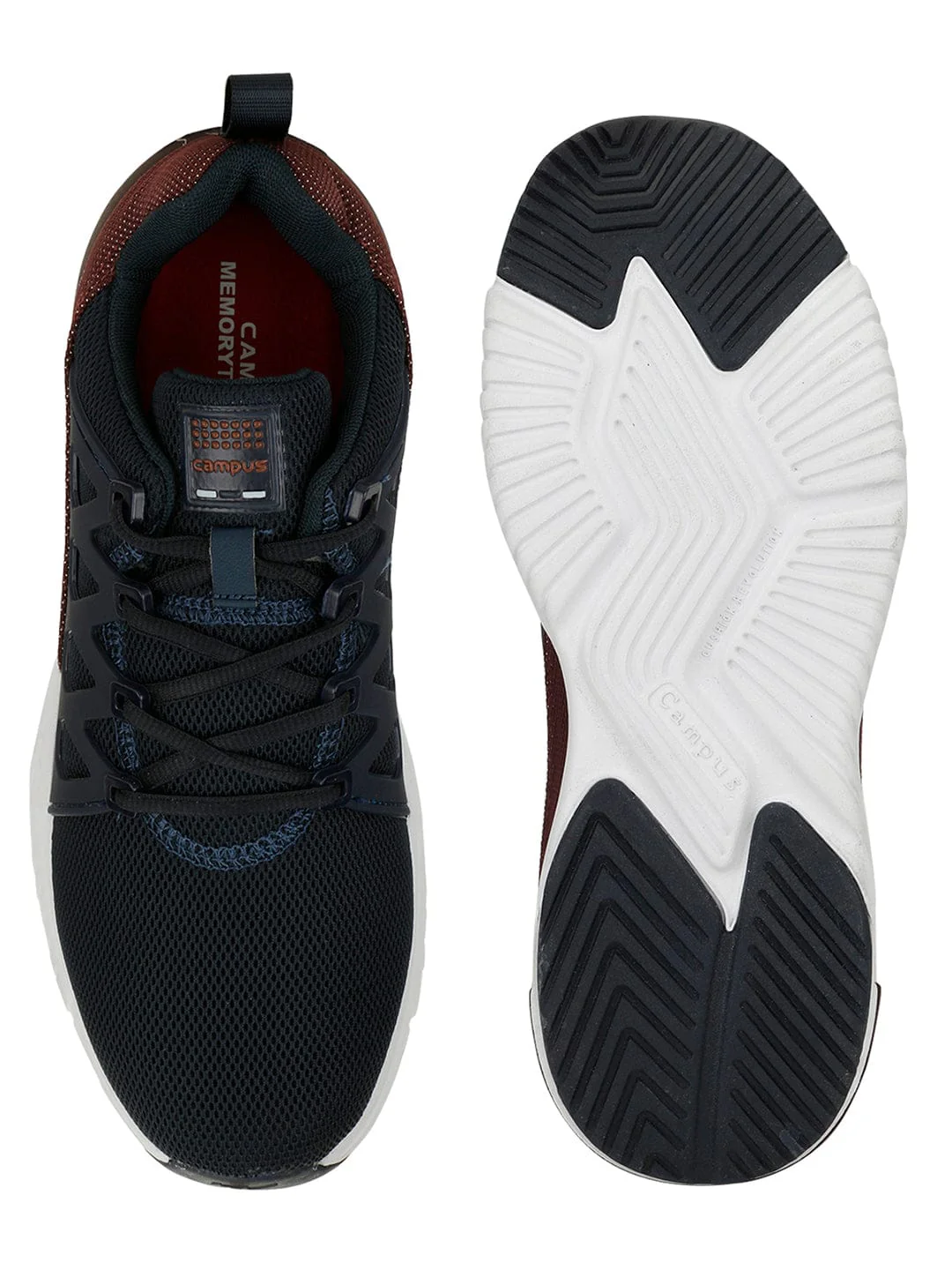 BARLEY Blue Men's Running Shoes - Image 4