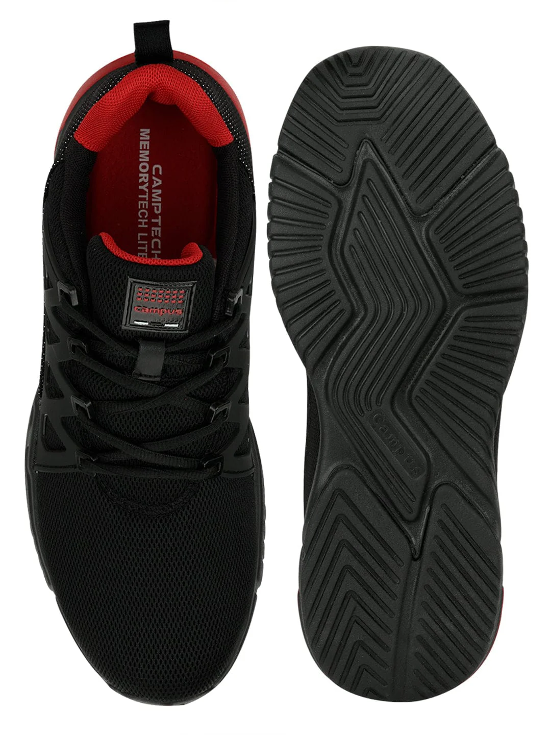 BARLEY Black Men's Running Shoes - Image 4