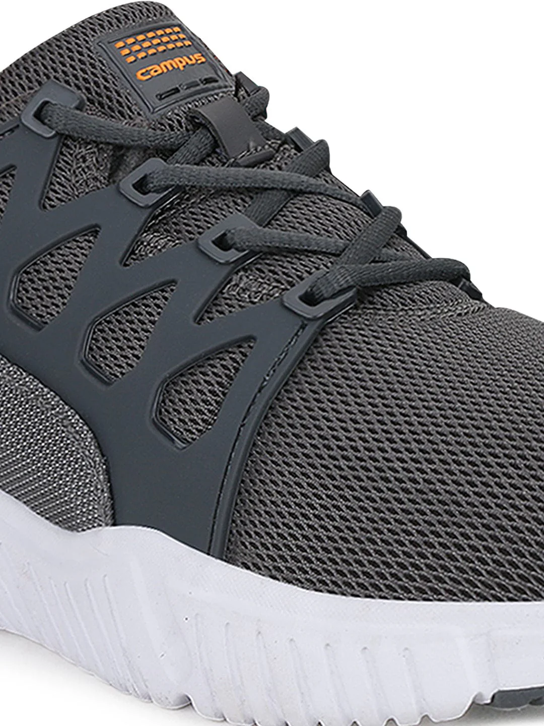 BARLEY Grey Men's Running Shoes - Image 5