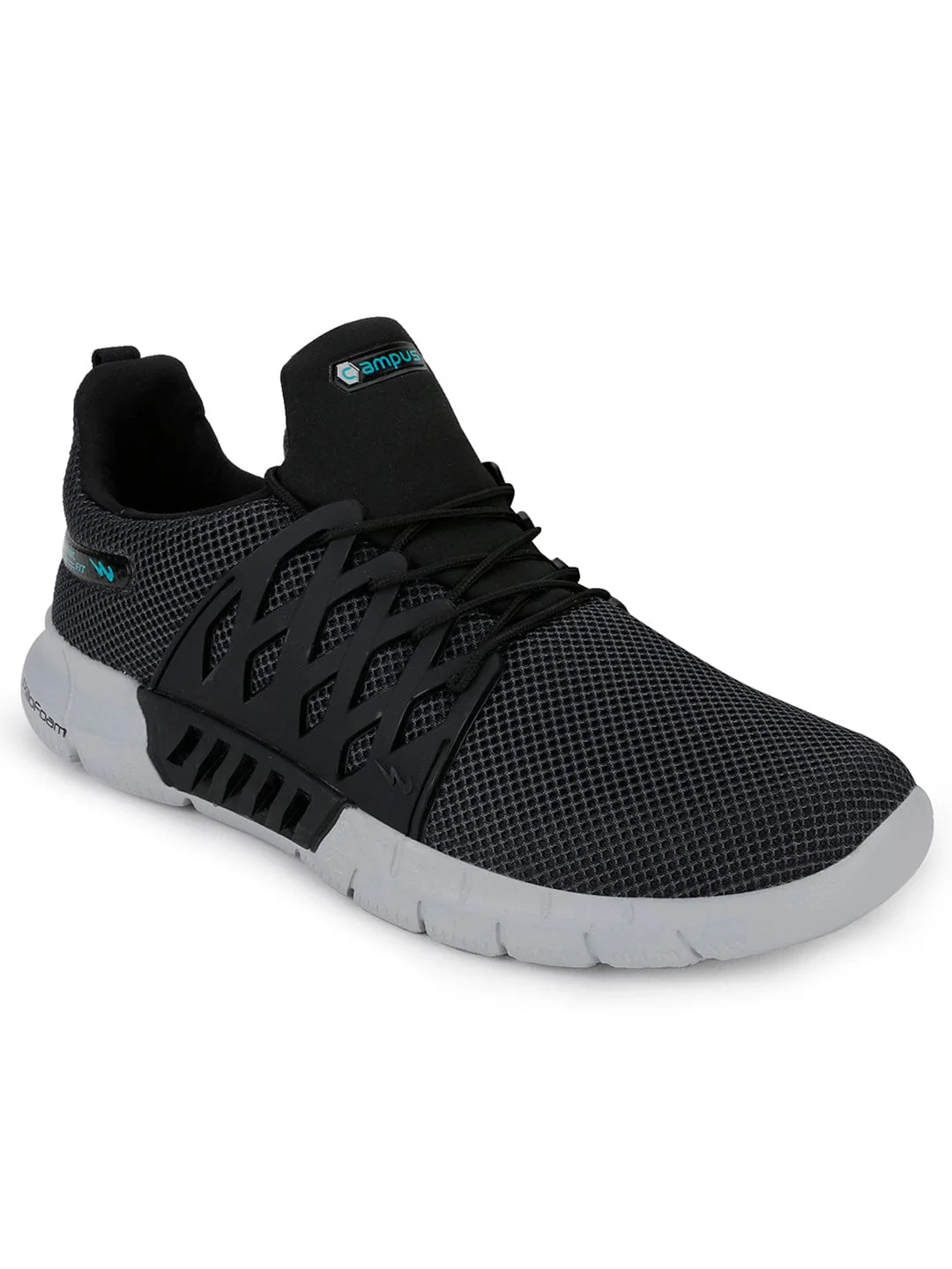 BELGIUM PLUS Black Men's Running Shoes - Image 2