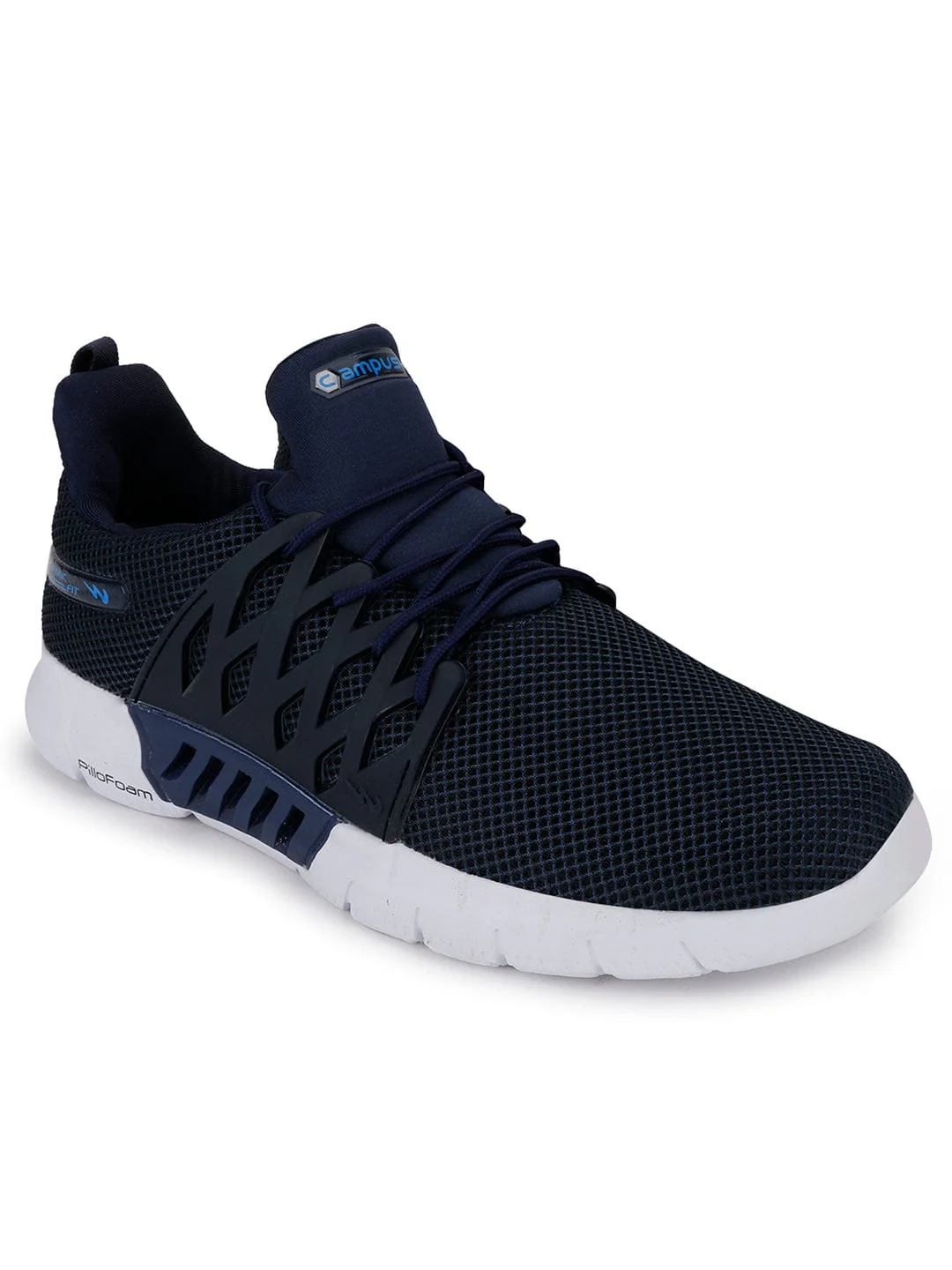 BELGIUM PLUS Navy Men's Running Shoes - Image 2