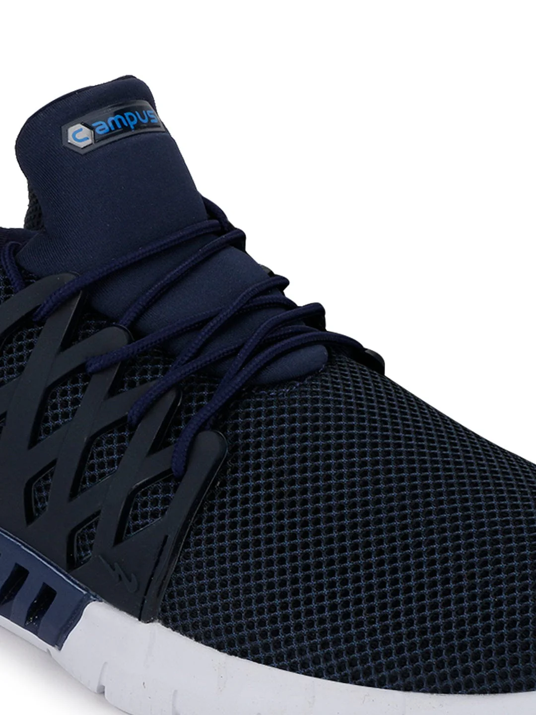 BELGIUM PLUS Navy Men's Running Shoes - Image 4