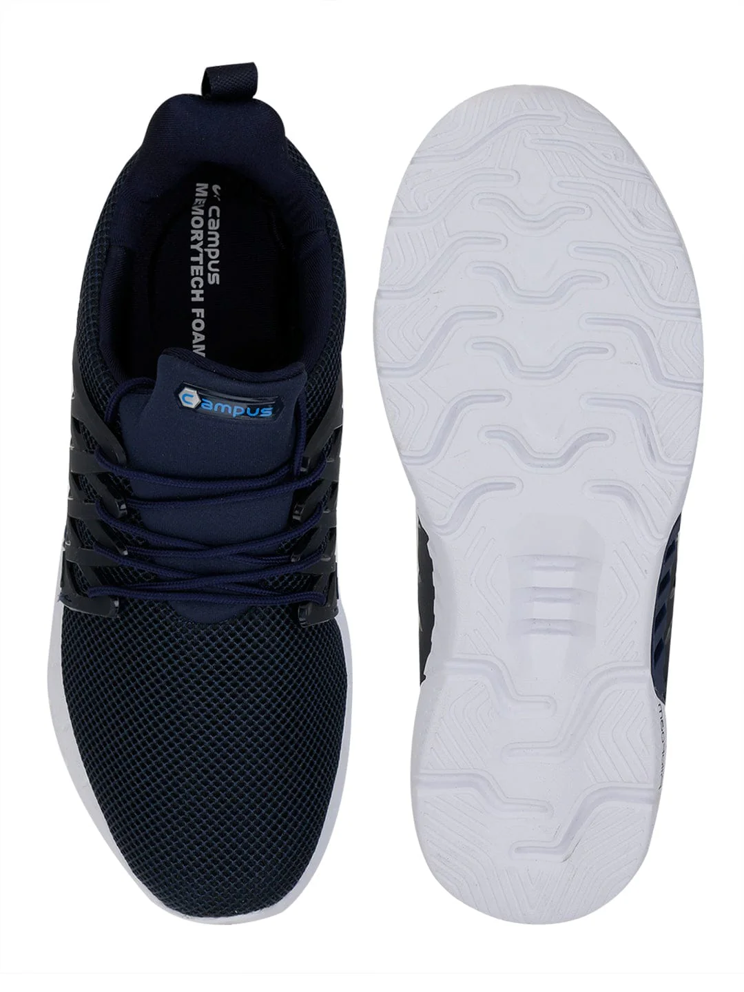 BELGIUM PLUS Navy Men's Running Shoes - Image 5