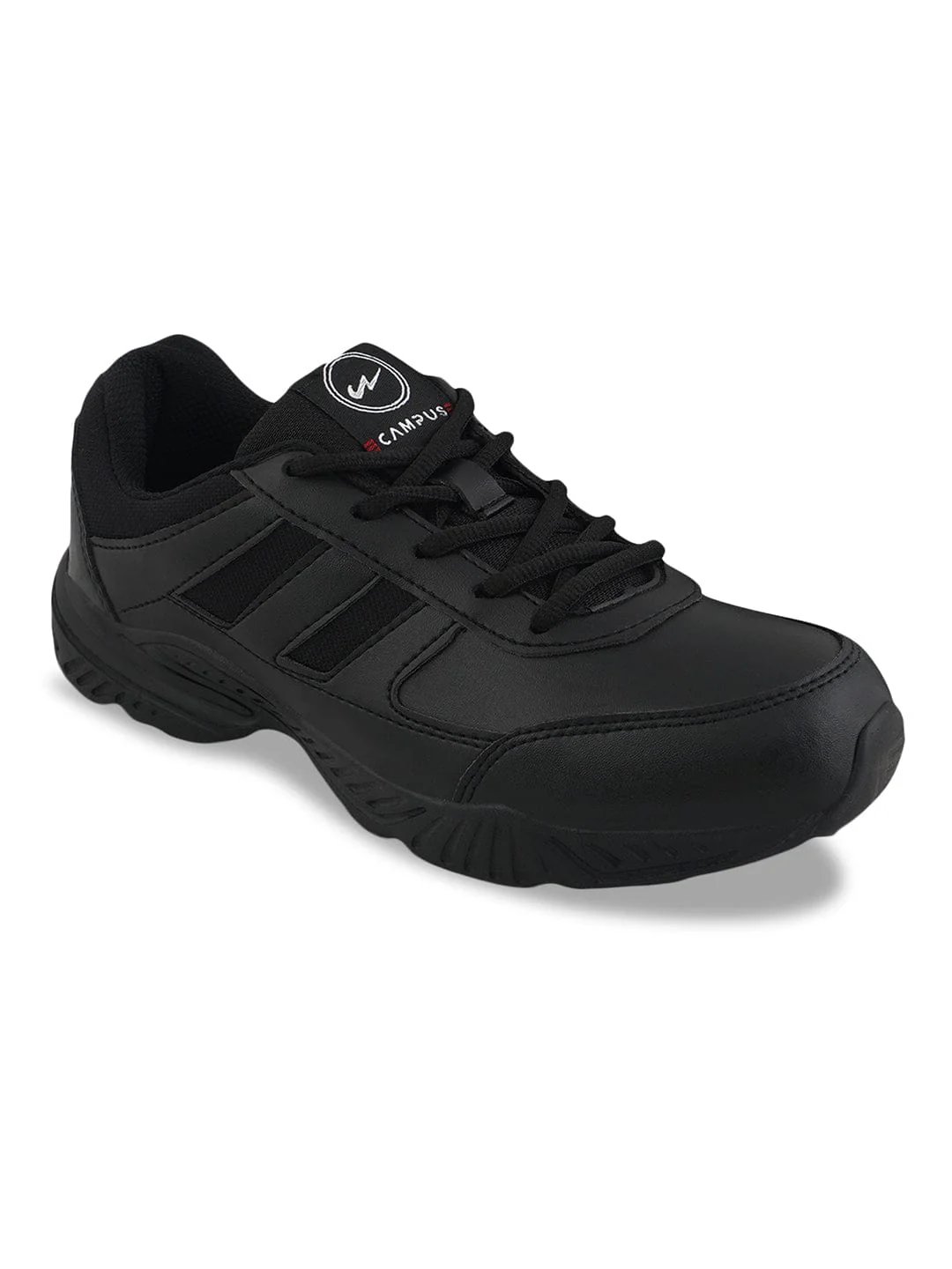 BINGO-151A Black Child School Shoes - Image 2