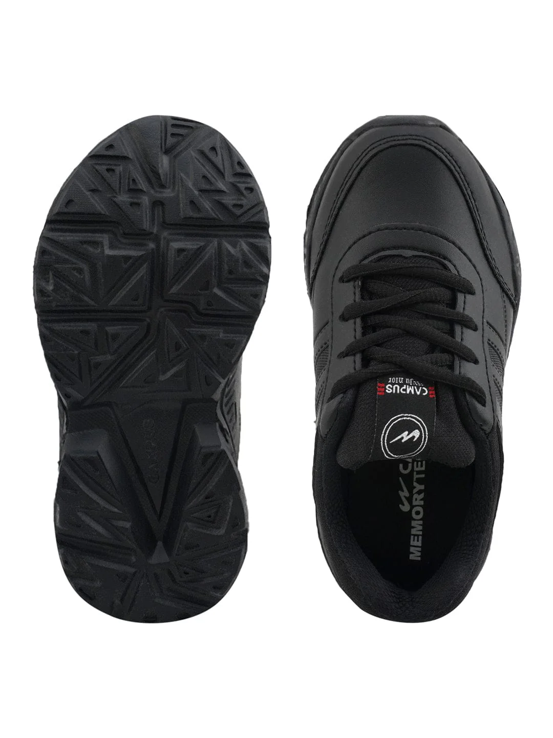 BINGO-151A Black Kid's School Shoes - Image 4