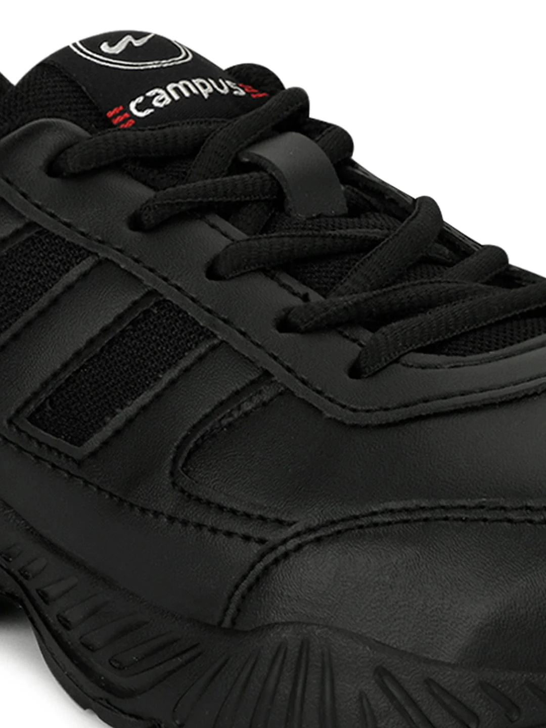 BINGO-151S Black Kid's School Shoes - Image 2
