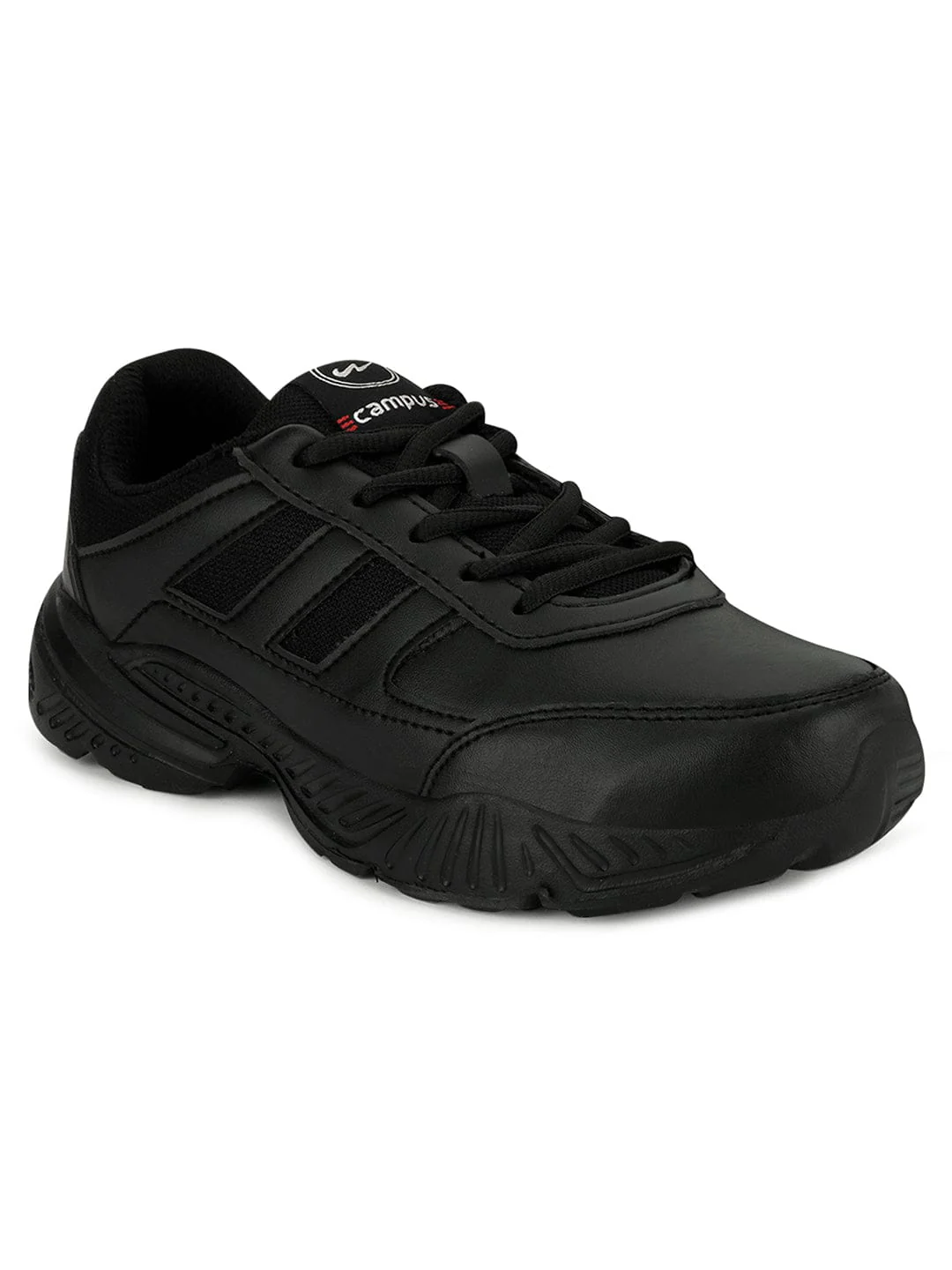 BINGO-151S Black Men's School Shoes - Image 2