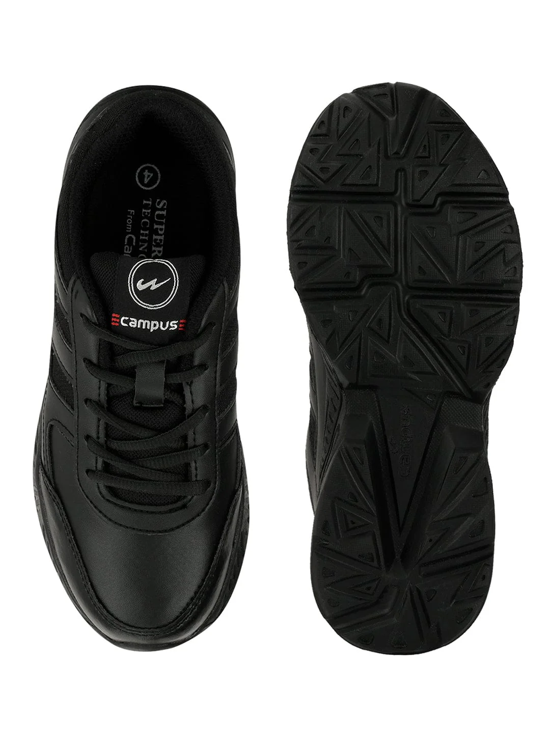 BINGO-151S Black Men's School Shoes - Image 4