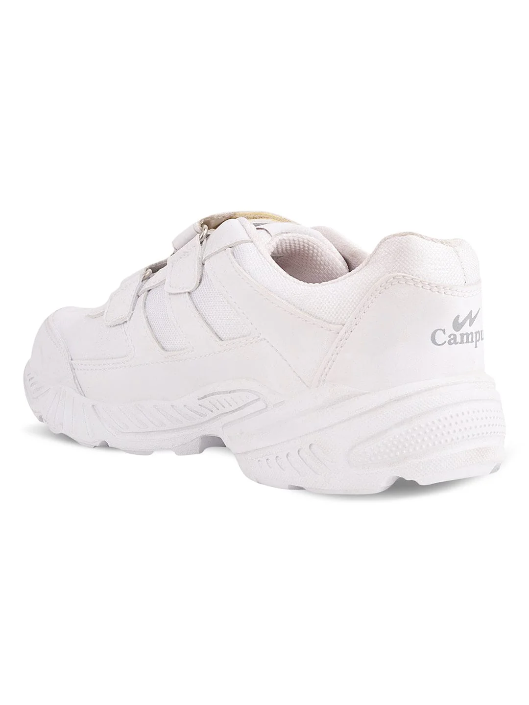 BINGO-151VS White Kid's School Shoes - Image 3