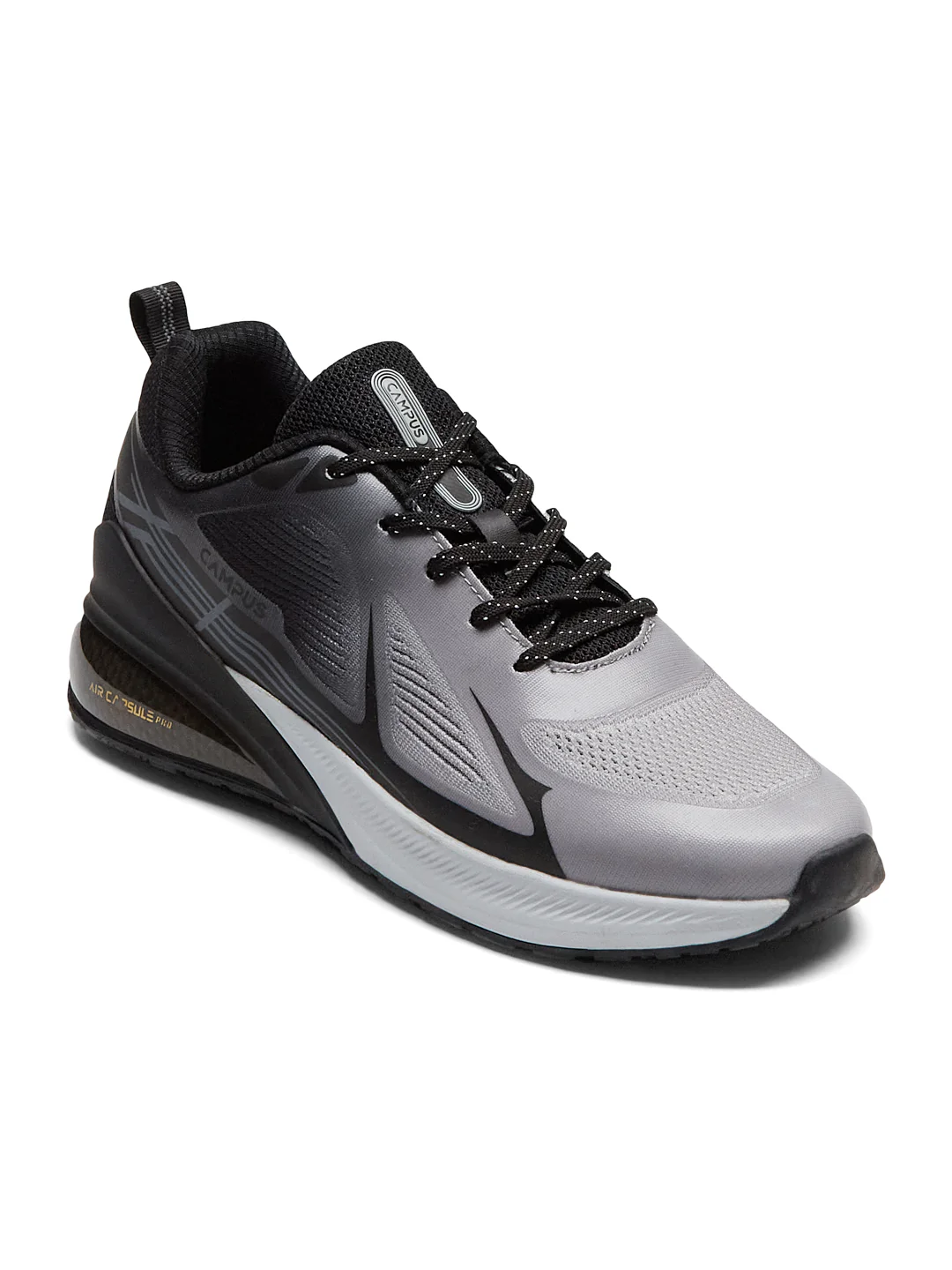 BLARE Grey Men's Running Shoes - Image 2