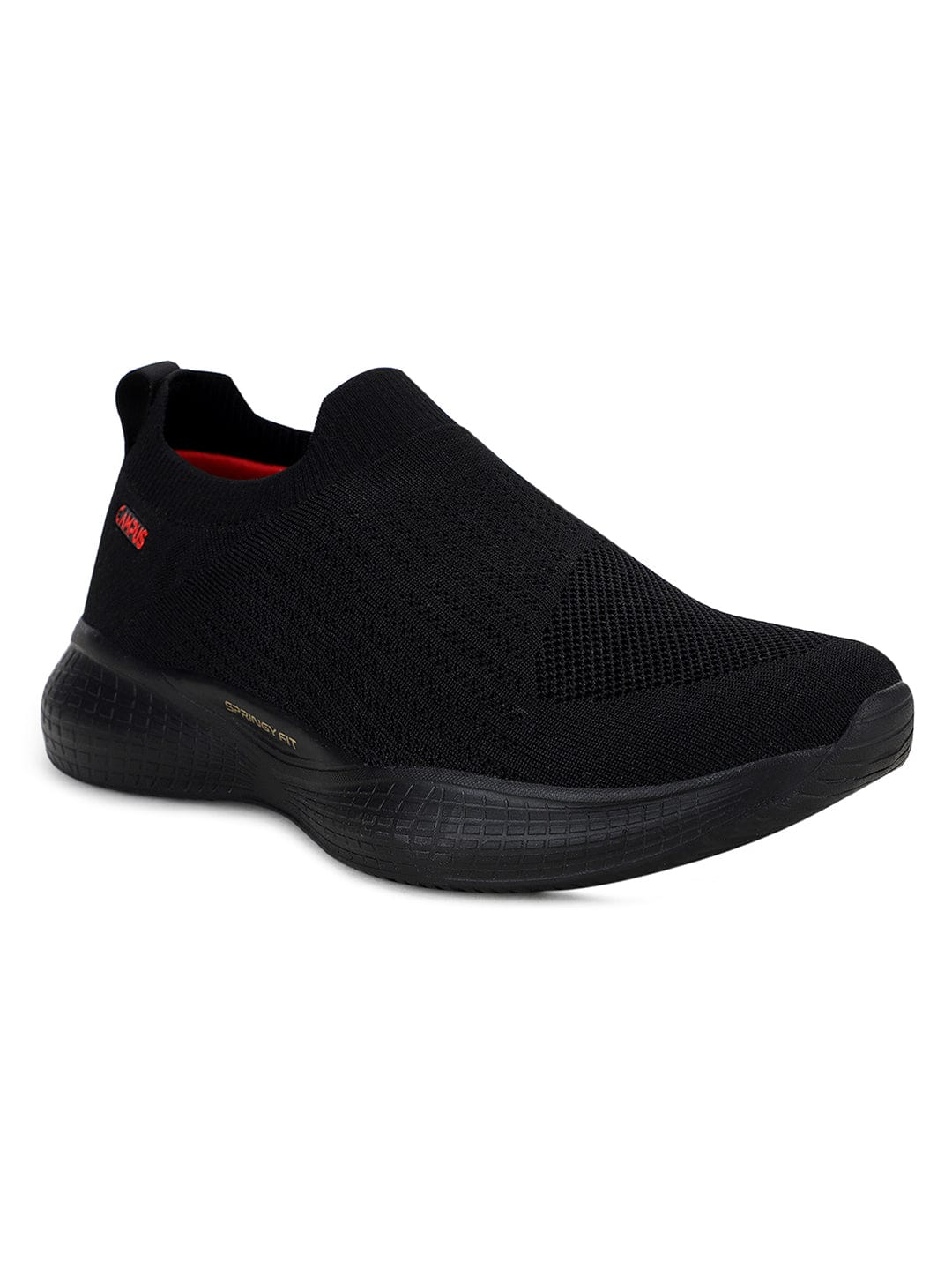 BOOMER N Black Men's Walking Shoes - Image 2