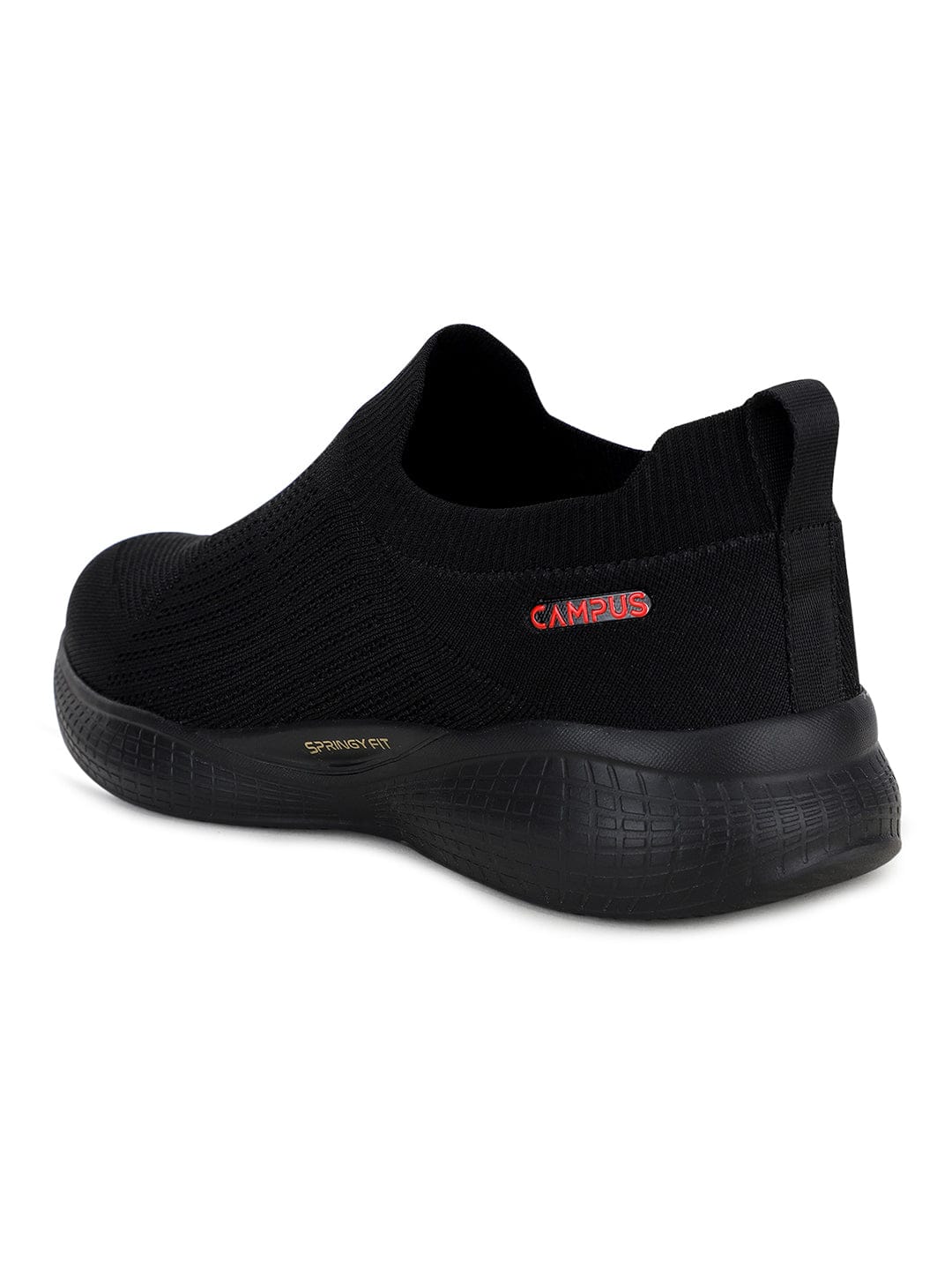 BOOMER N Black Men's Walking Shoes - Image 3