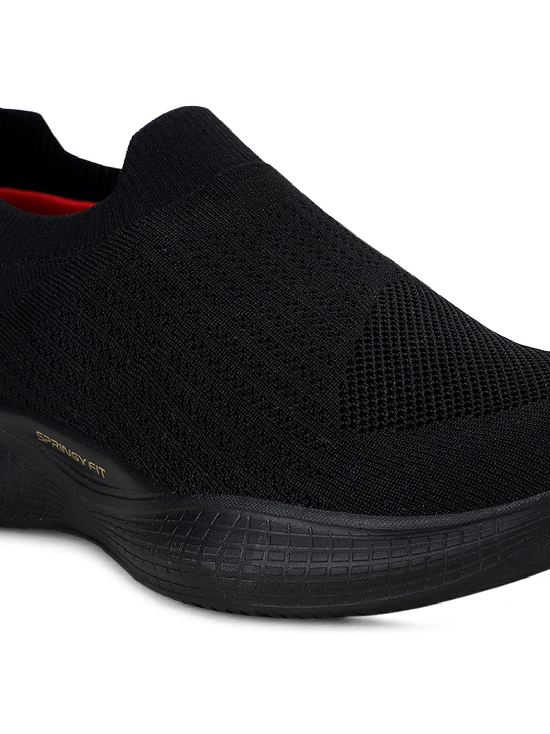 BOOMER N Black Men's Walking Shoes - Image 5
