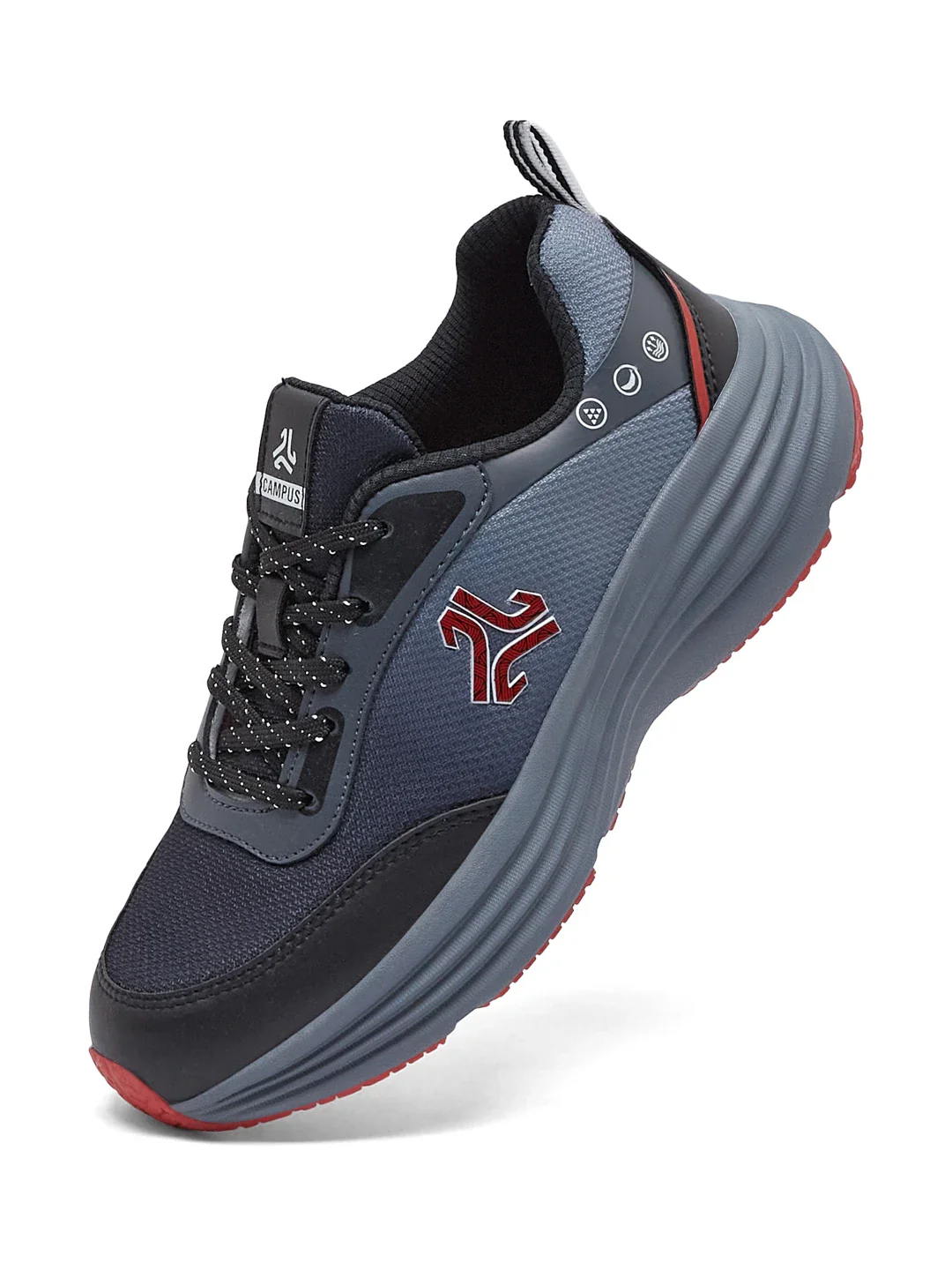 BORNE C Black Child Running Shoes - Image 3