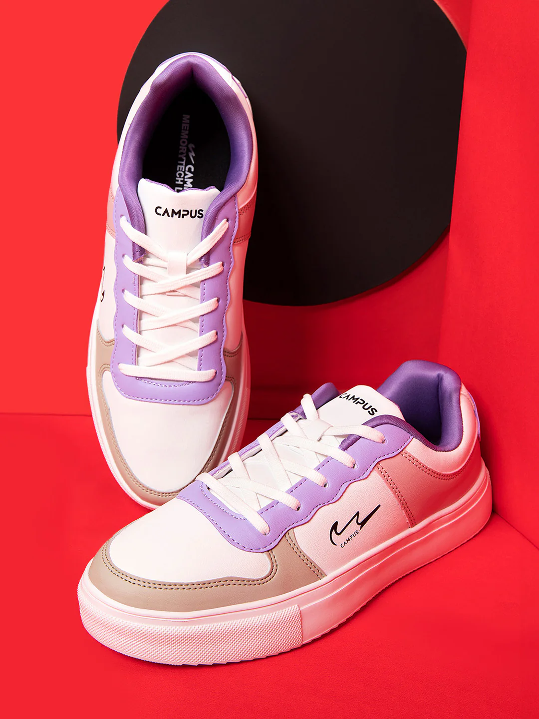 BOUGIE White Women's Sneakers - Image 6