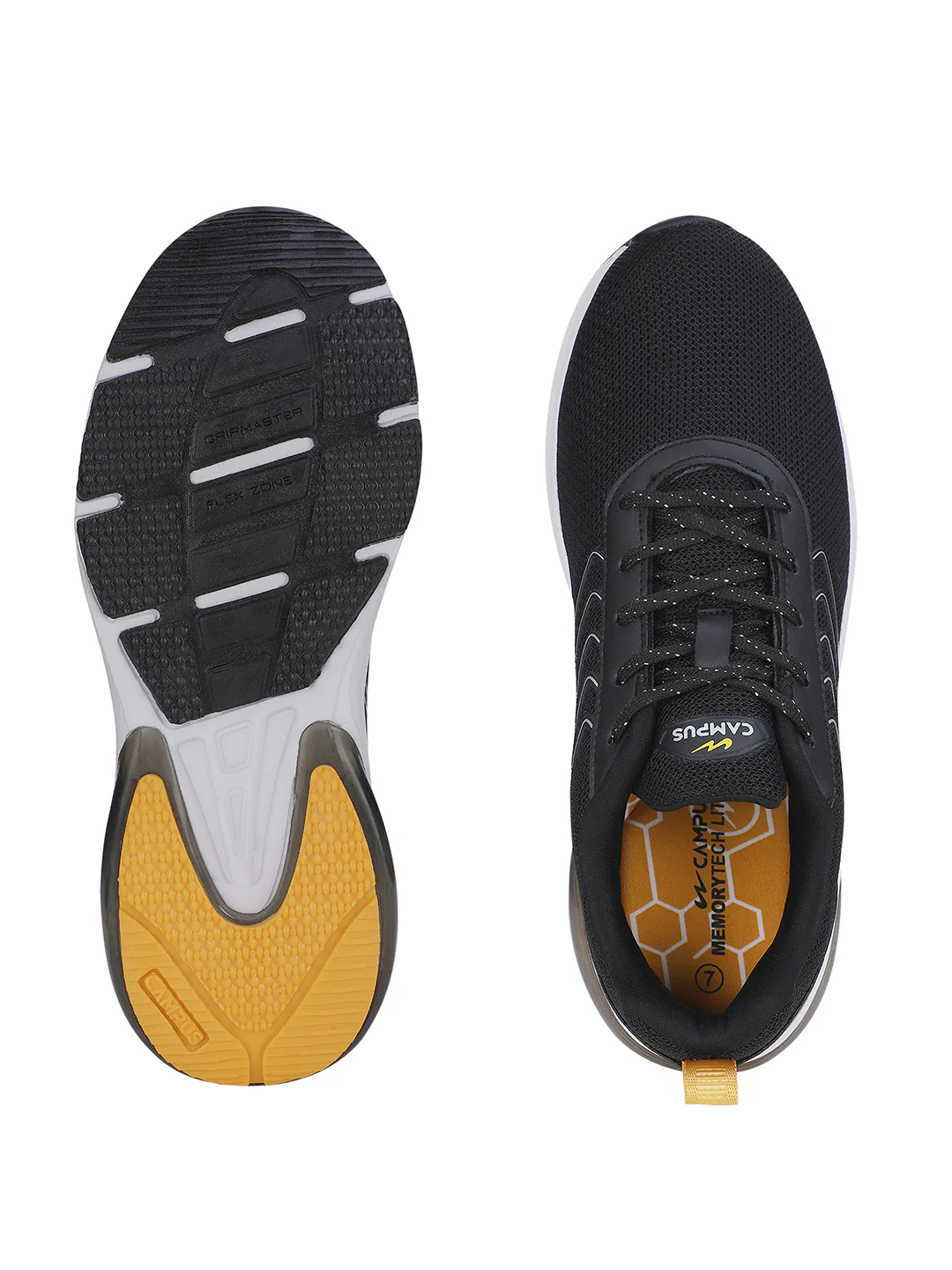 BRACE Black Men's Sports Shoes - Image 5