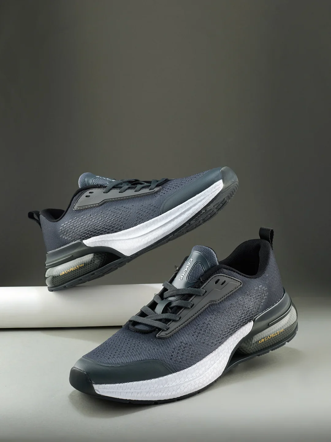 BRAIL PRO Grey Men's Running Shoes